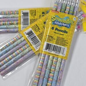 SpongeBob Squarepants 3 packages of pencils 18 total-New